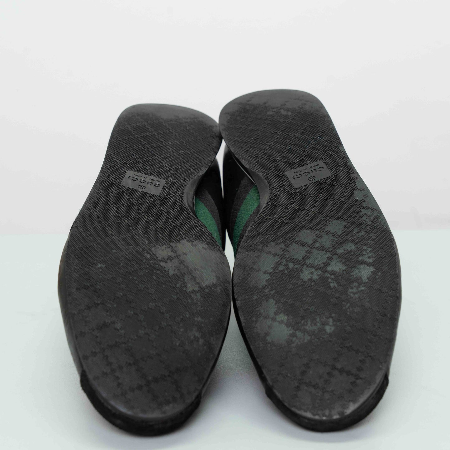 Gucci Black Guccissima Leather & Suede Low-Top Sneakers