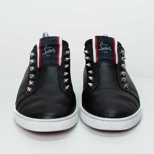Christian Louboutin Black FAV Slip-Ons