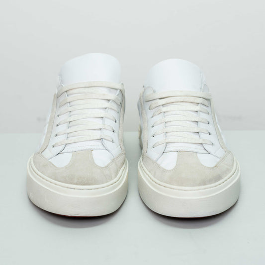 Salvatore Ferragamo White Low-Top Sneakers