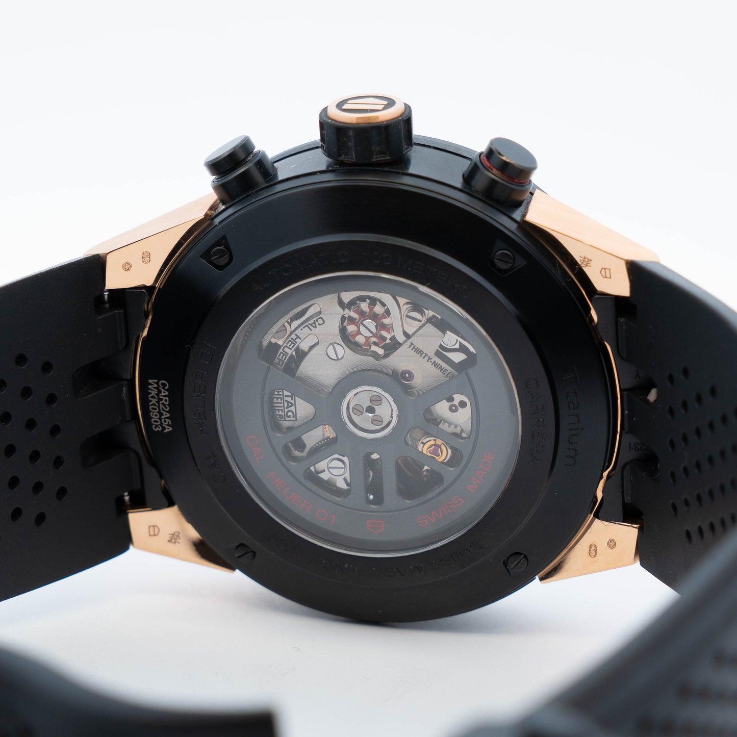 TAG Heuer Carrera HEUER 01 Rose Gold Watch