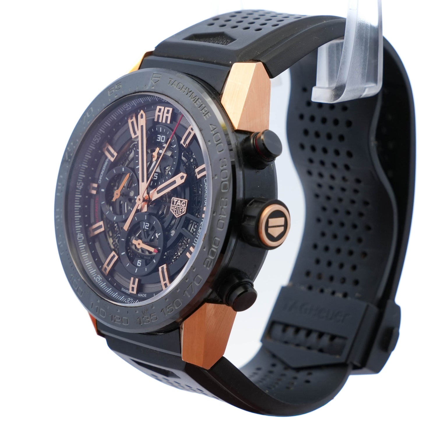 TAG Heuer Carrera HEUER 01 Rose Gold Watch