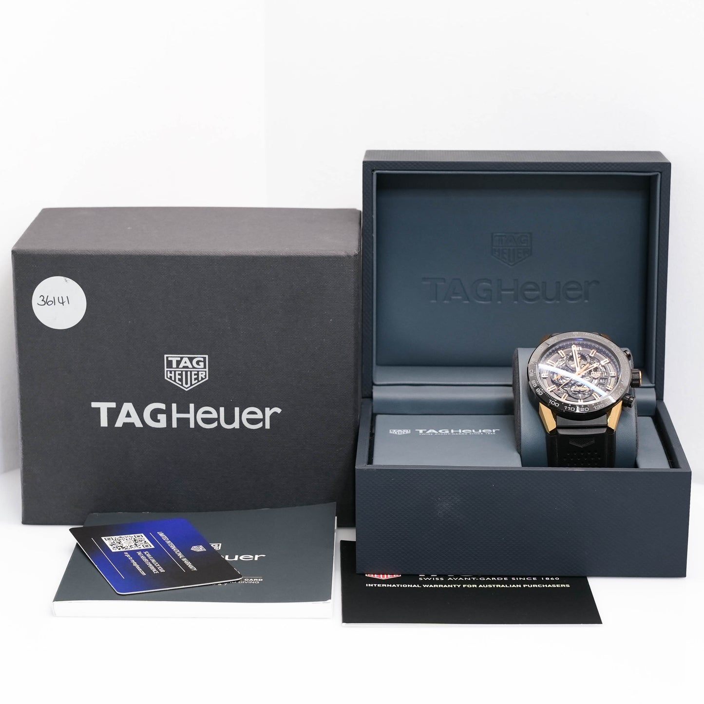 TAG Heuer Carrera HEUER 01 Rose Gold Watch