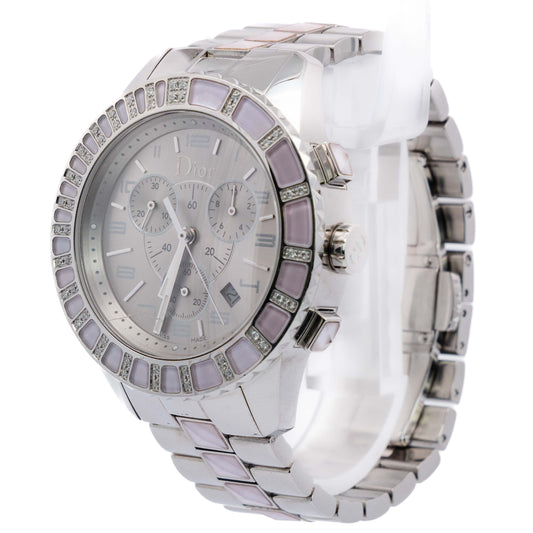 Christian Dior Christal Diamond & Pink Sapphire Ladies Watch