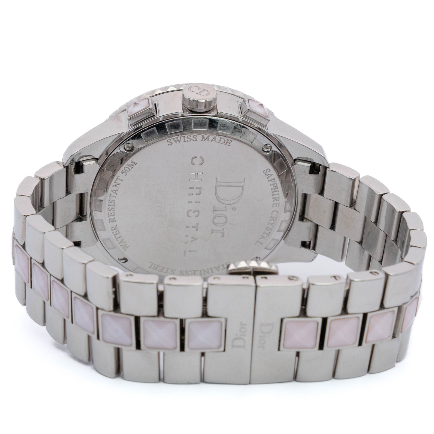 Christian Dior Christal Diamond & Pink Sapphire Ladies Watch