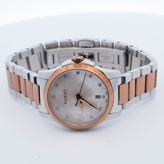 Gucci Two-Tone Diamond Watch