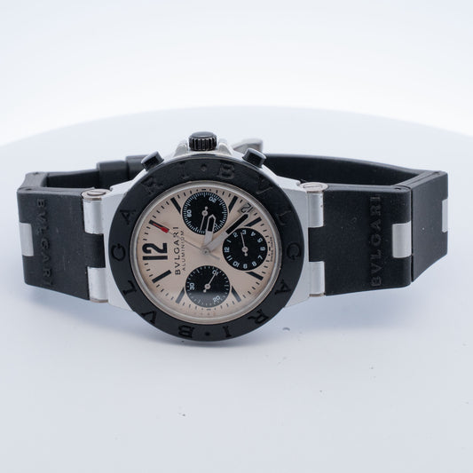 Bvlgari Aluminium Chronograph Watch