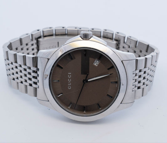 Gucci Stainless Steel Date Watch