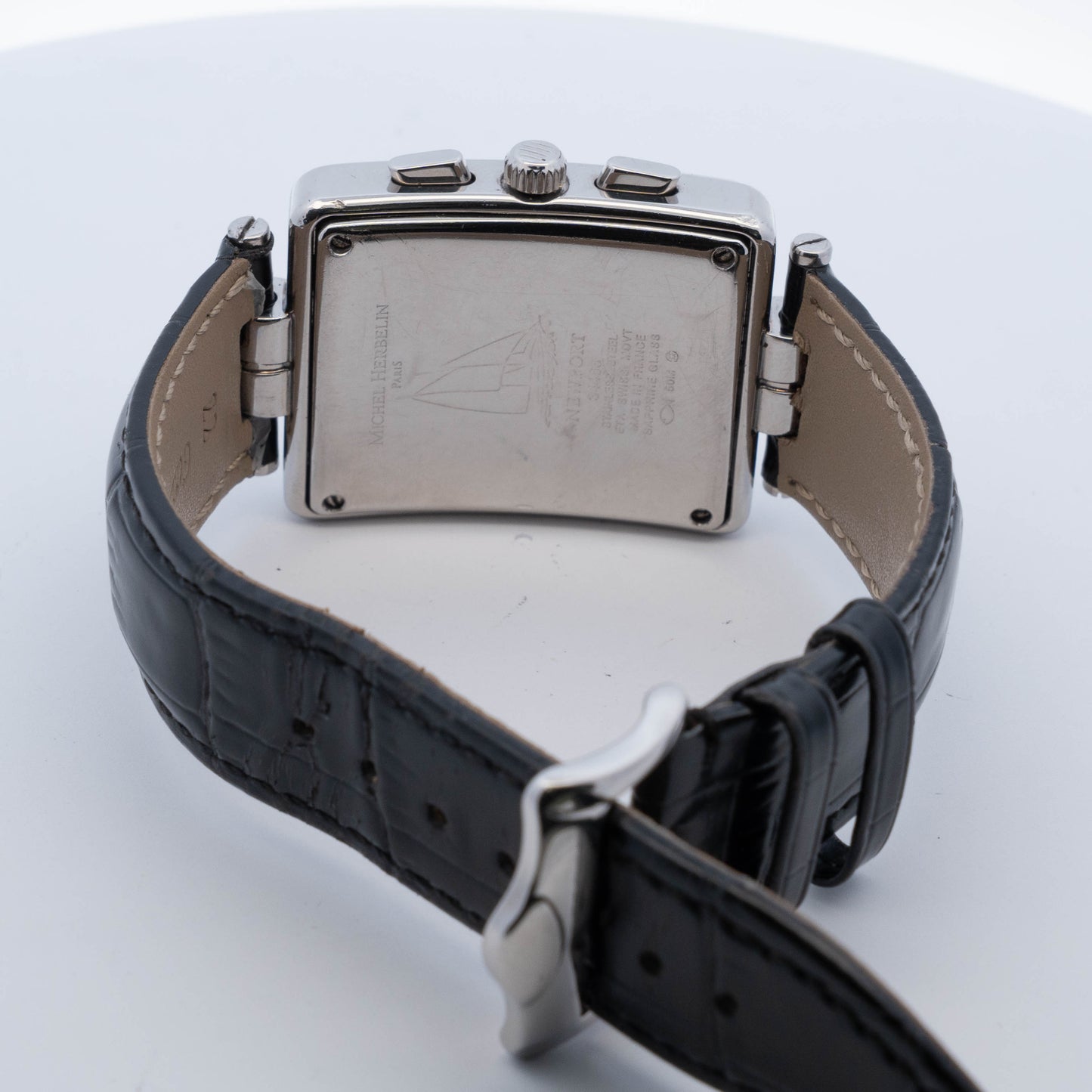 Michel Herbelin Newport Black Chronograph Watch