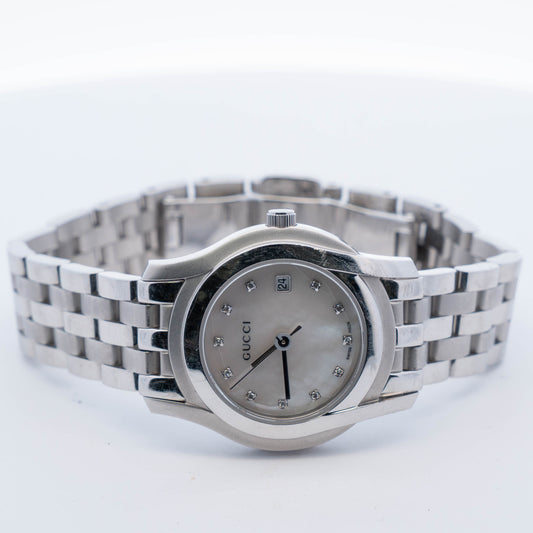 Gucci 5500L Ladies Diamond Watch
