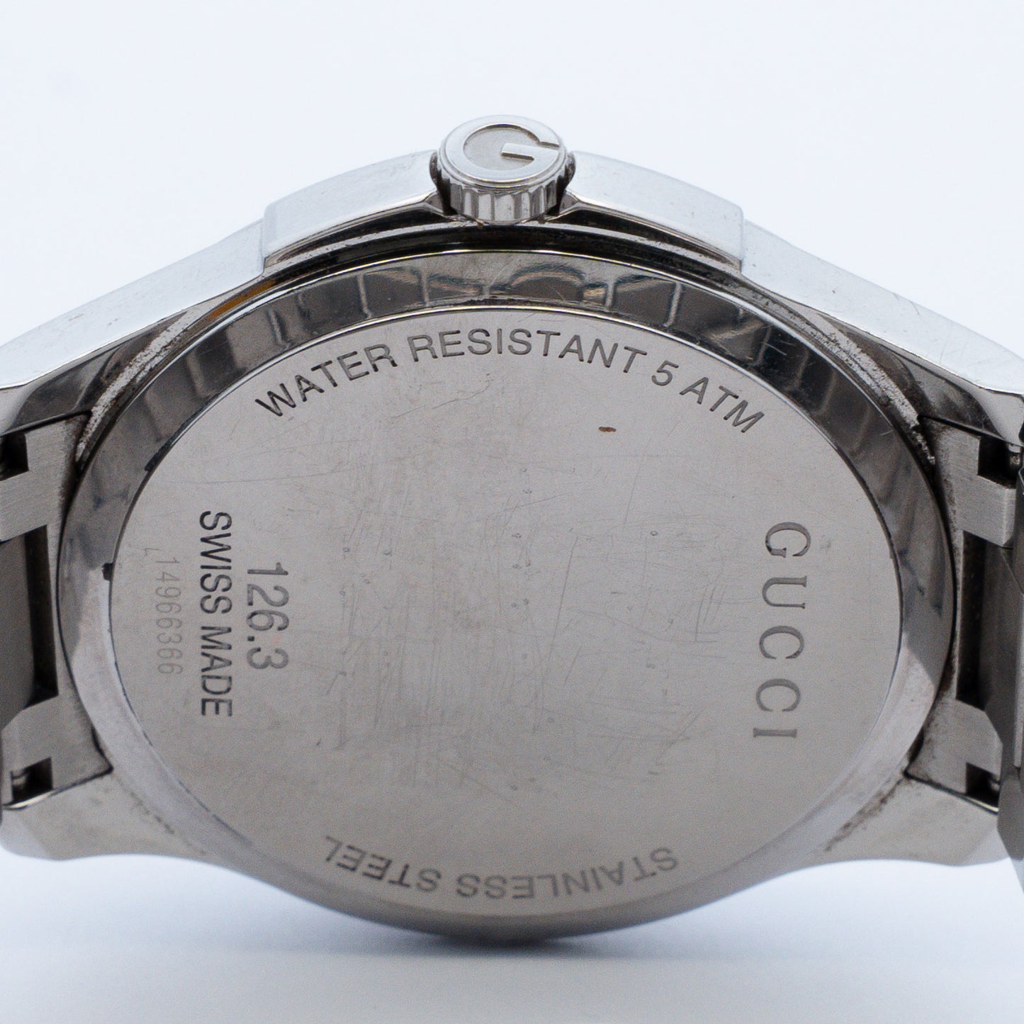 Gucci Blue Dial Stainless Steel Watch