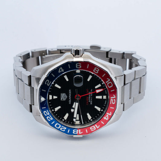 TAG Heuer Aquaracer GMT Automatic Pepsi Bezel Watch