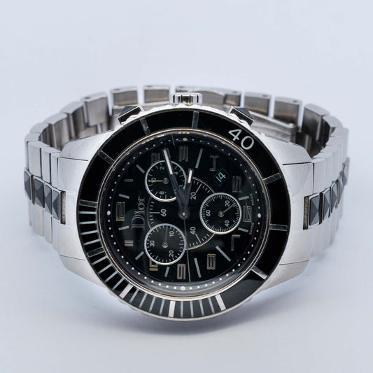Dior Christal Chronograph Black Ceramic & Steel