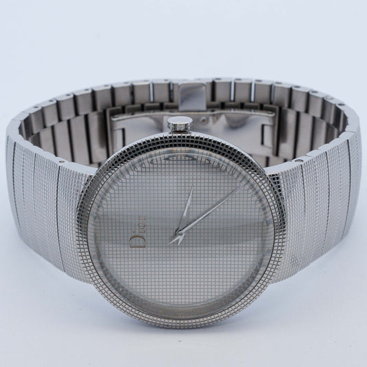 Dior Chiffre Rouge Mesh Stainless Steel Watch