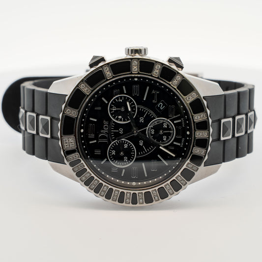 Dior Christal Diamond Chronograph Watch