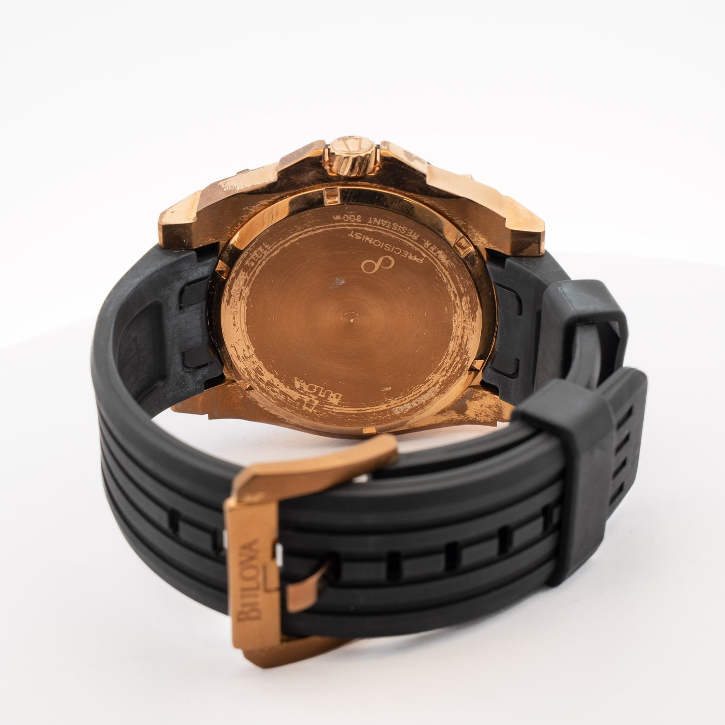 Bulova Precisionist Rose Gold Chronograph Watch