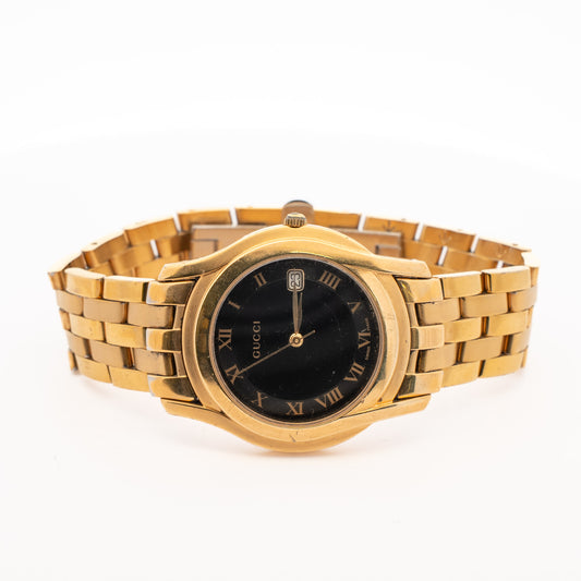 Gucci Gold Roman Dial Vintage Watch
