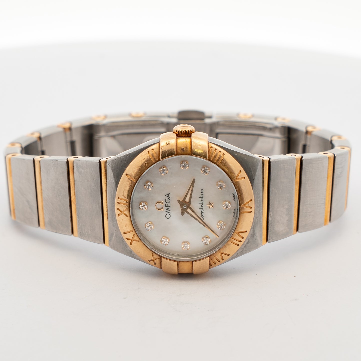 Omega Constellation Two-Tone Diamond Mother-of-Pearl Watch