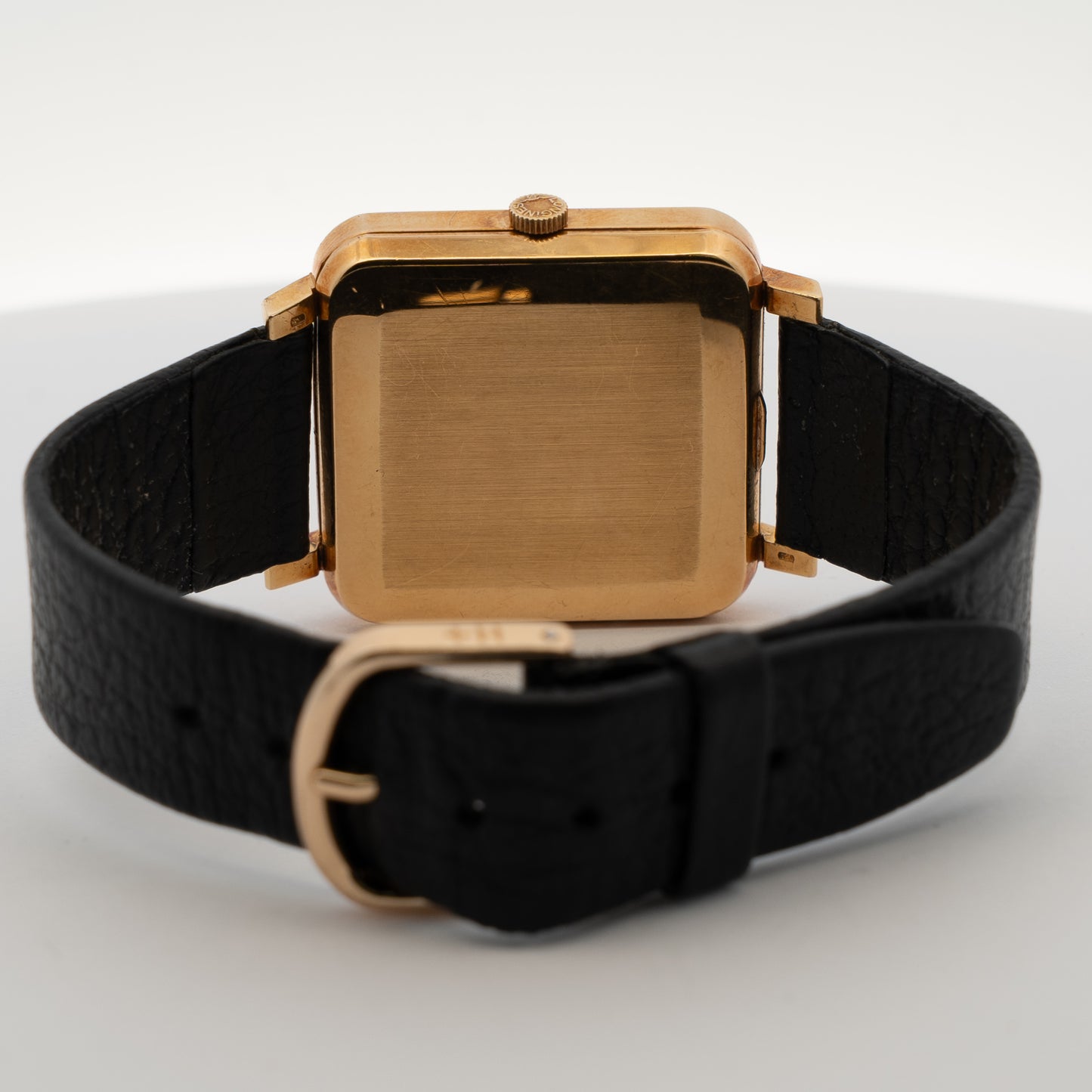 Longines 18ct Gold Square Automatic Vintage Watch