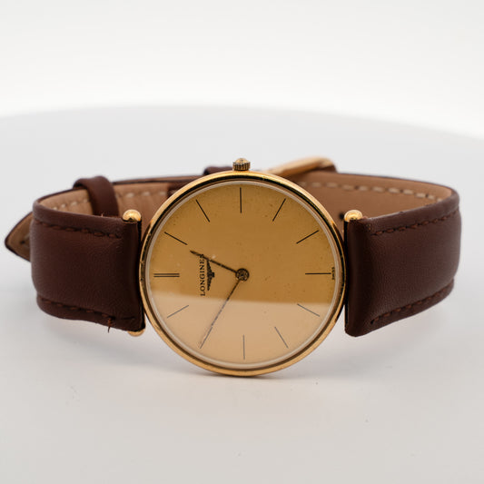 Longines 18ct Gold Ultra-Thin Vintage Watch