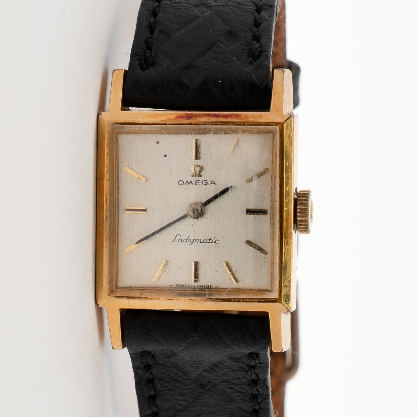 Omega Ladymatic Vintage Rectangular Gold Watch
