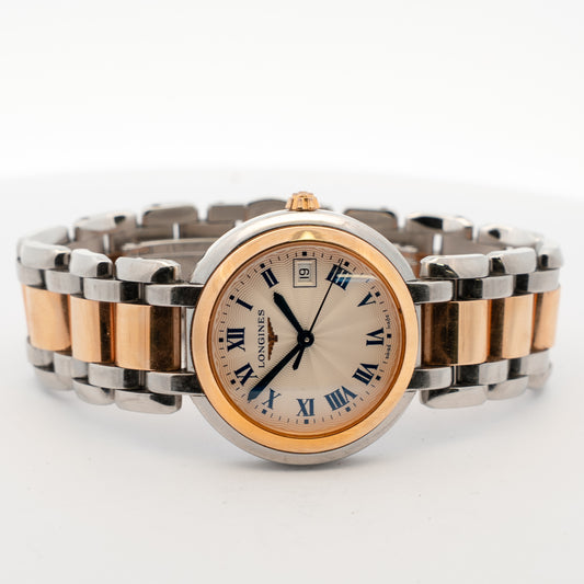 Longines PrimaLuna Two-Tone Roman Dial Watch