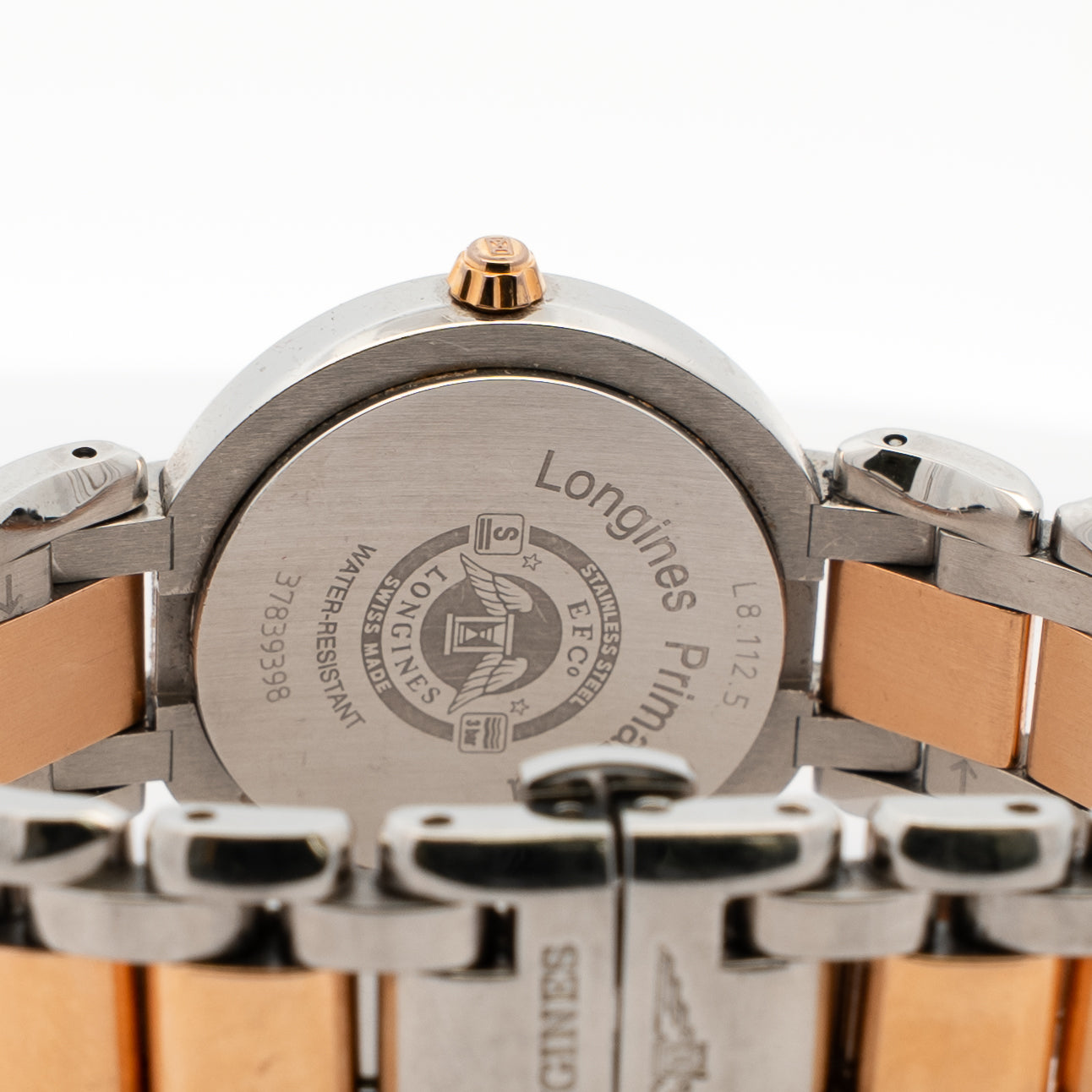 Longines PrimaLuna Two-Tone Roman Dial Watch
