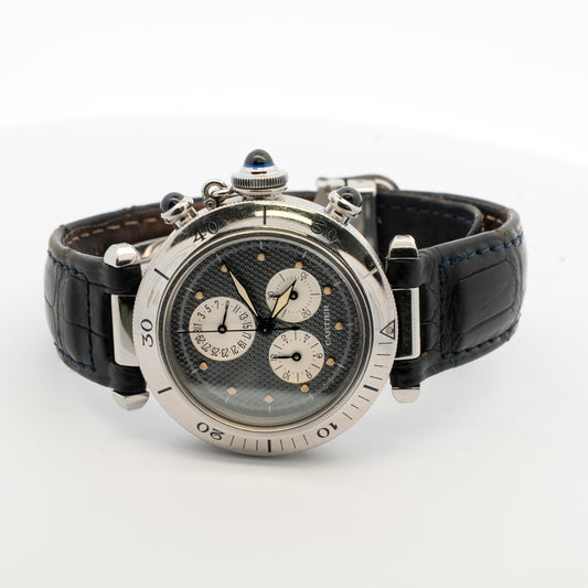 Cartier Pasha Chronograph Automatic Stainless Steel Watch