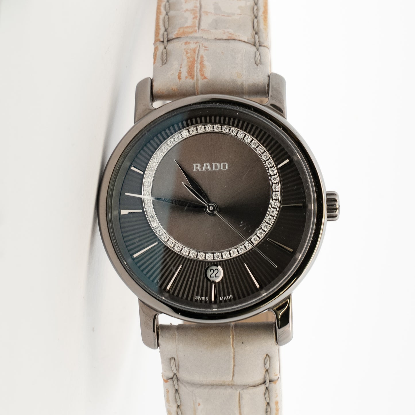 Rado Diamaster High-Tech Ceramic Diamond Dial Watch