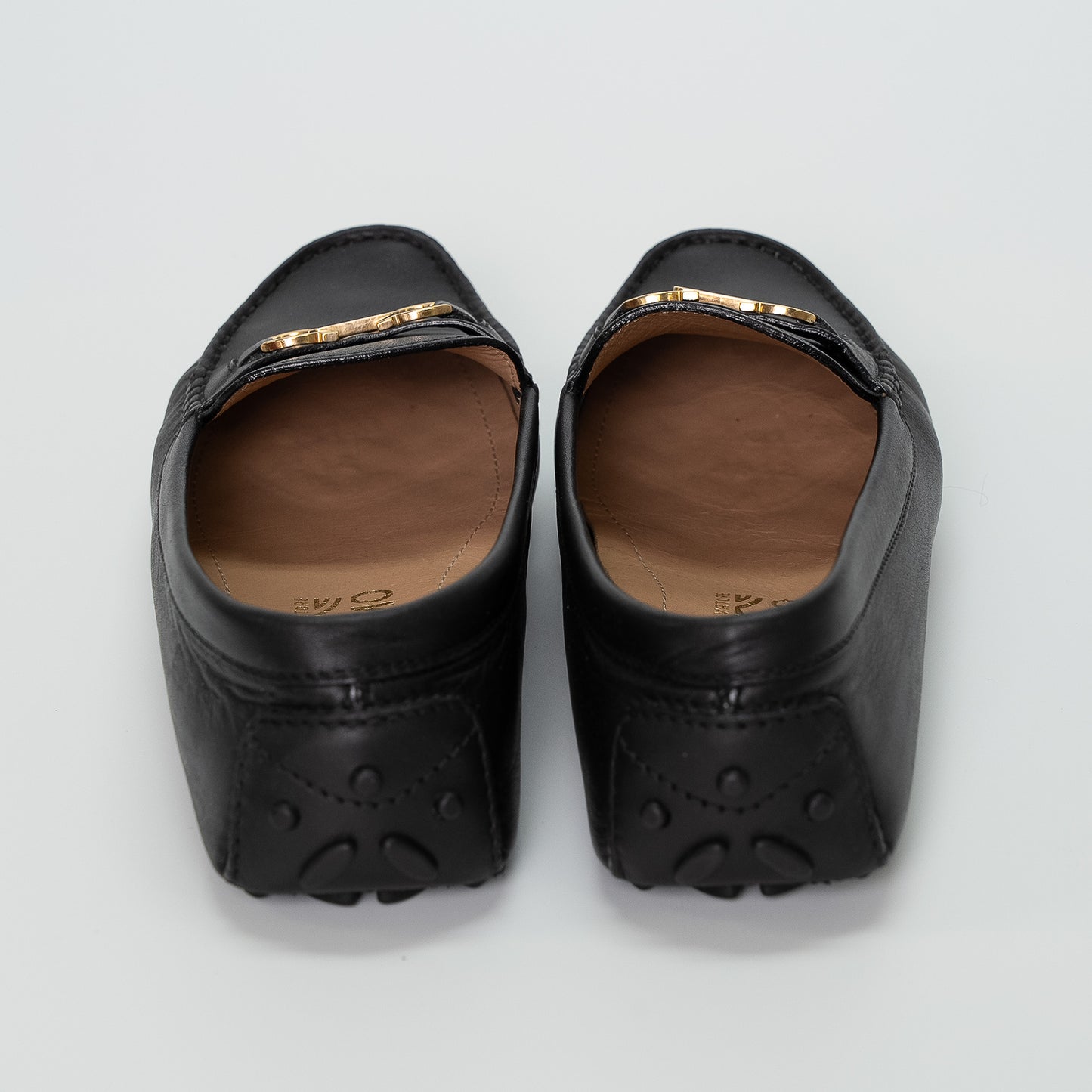 Salvatore Ferragamo Black Soft Gancini Loafers