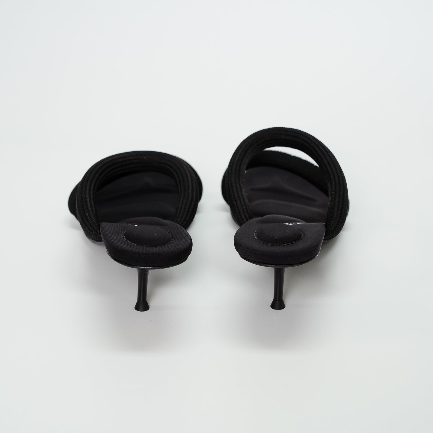 Alexander Wang Black Jessie Tubular Webbing Sandals
