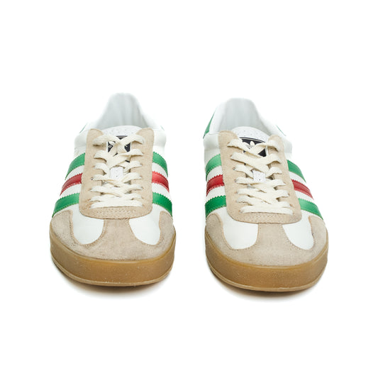 Gucci x Adidas Gazelle White Sneakers