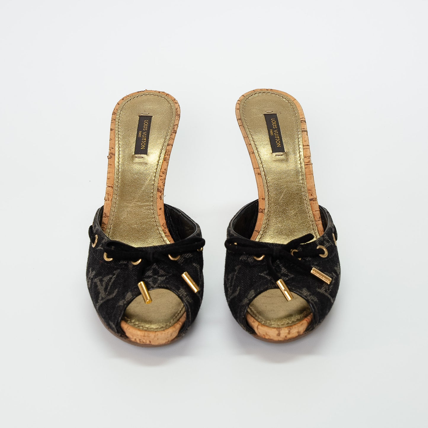 Louis Vuitton Denim Monogram Sandals