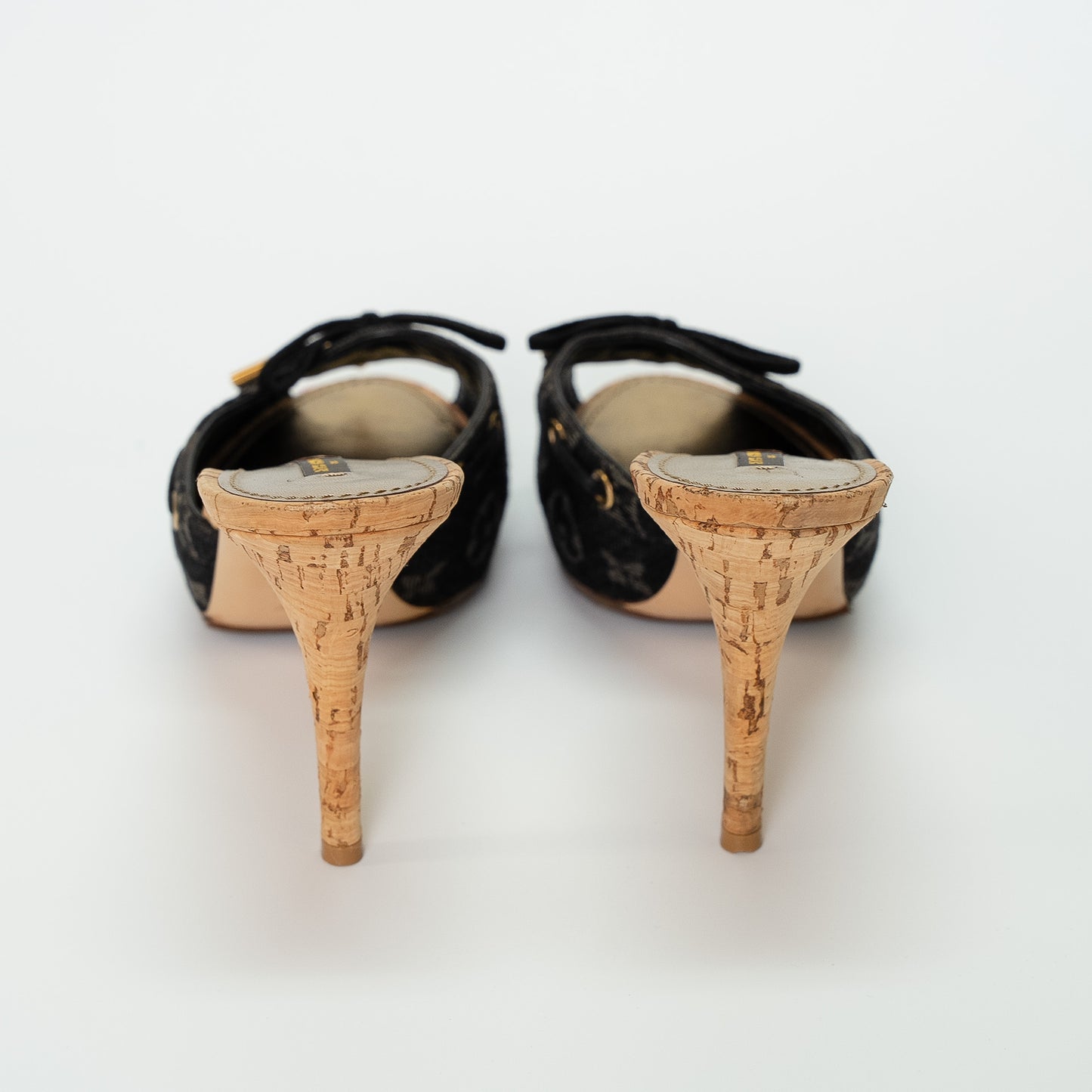 Louis Vuitton Denim Monogram Sandals