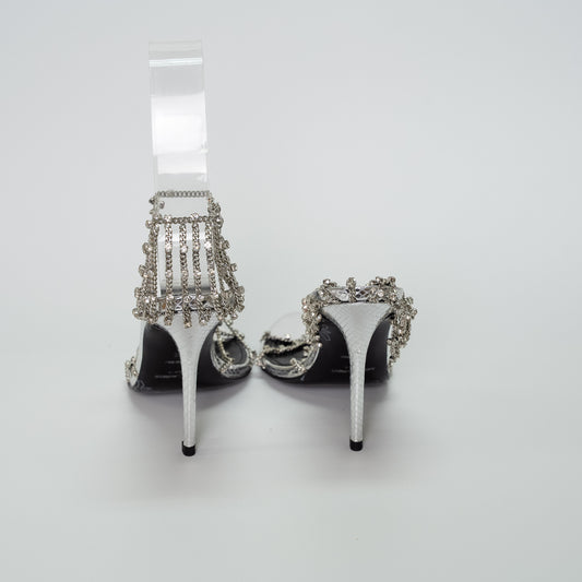 Saint Laurent Alex Crystal Heels