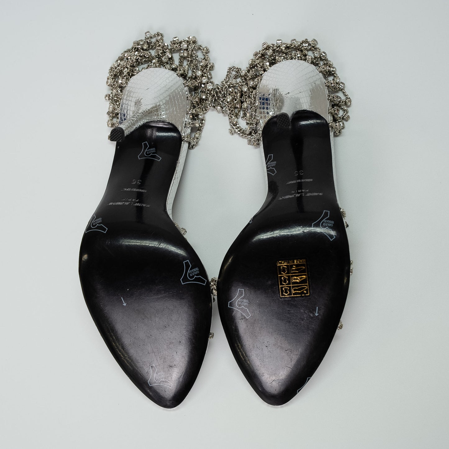 Saint Laurent Alex Crystal Heels