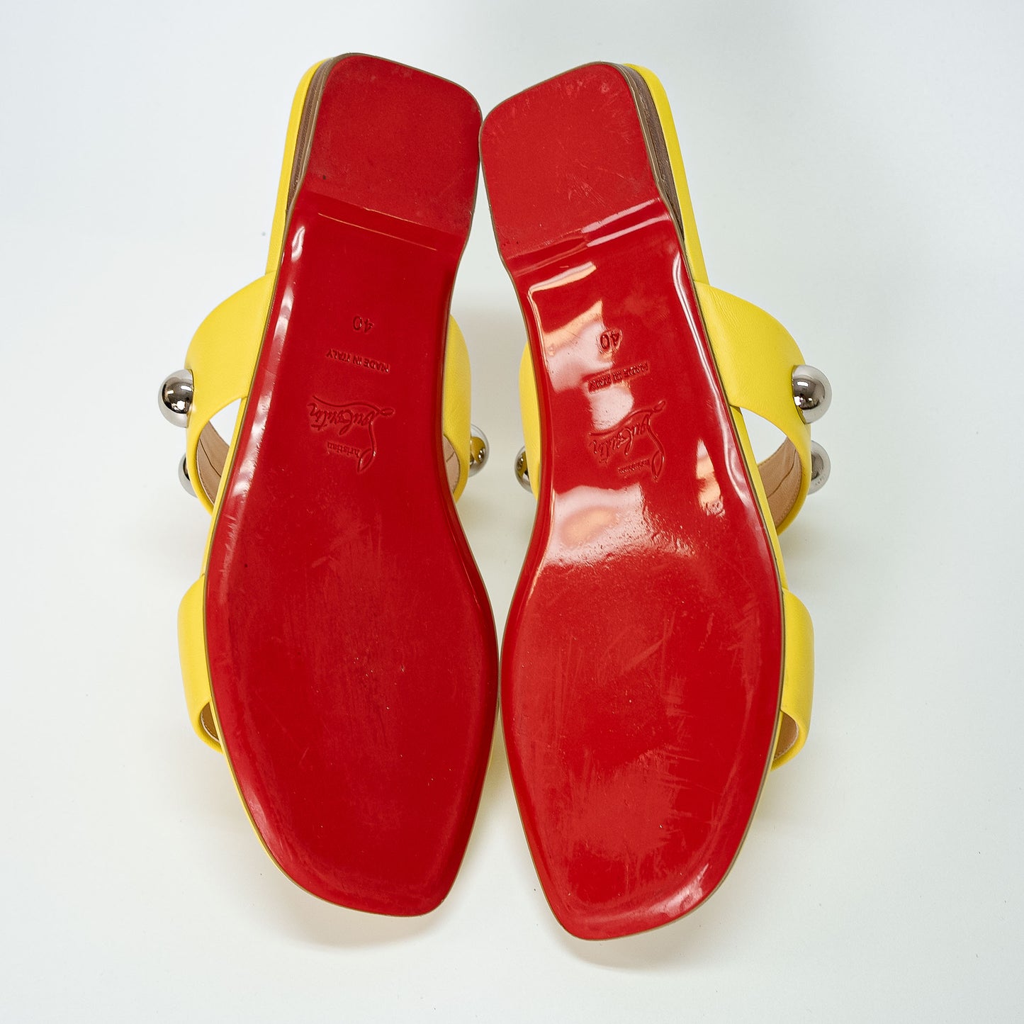 Louboutin Citronnade Flat Sandals