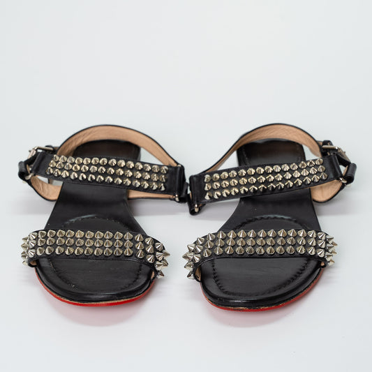 Christian Louboutin Bikee Bike Studded Leather Sandals