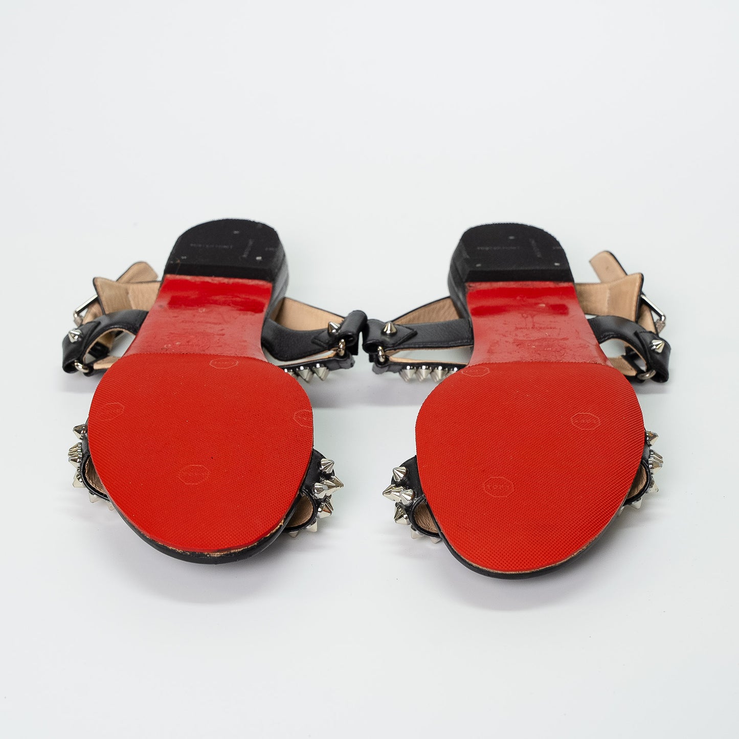 Christian Louboutin Bikee Bike Studded Leather Sandals