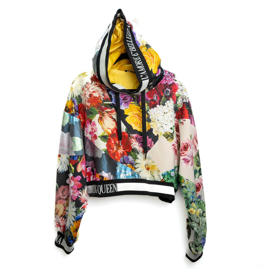 Dolce & Gabbana Floral Silk Size 40 Hoodie