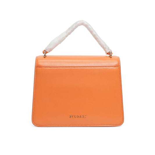 Bvlgari Serpenti Forever Orange Crossbody Bag