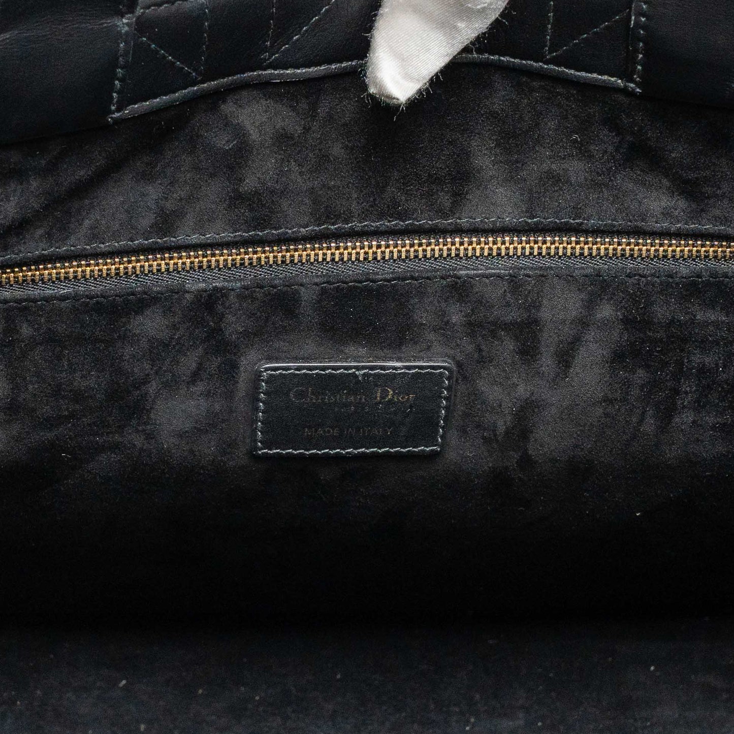 Dior Book Tote Medium Black Macrocannage Calfskin