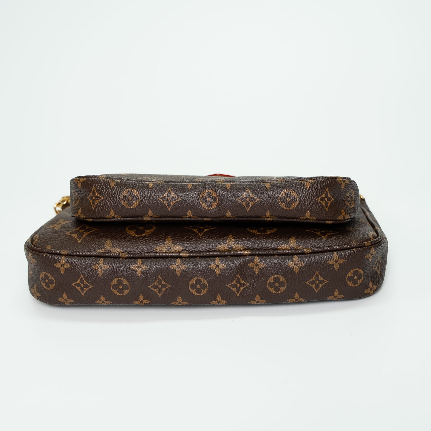 Louis Vuitton Monogram Multi Pochette Accessoires Khaki Strap Handbag