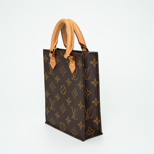 Louis Vuitton Sac Plat Mini Monogram Crossbody Bag