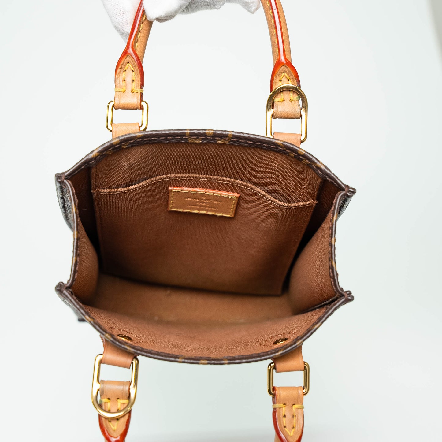 Louis Vuitton Sac Plat Mini Monogram Crossbody Bag
