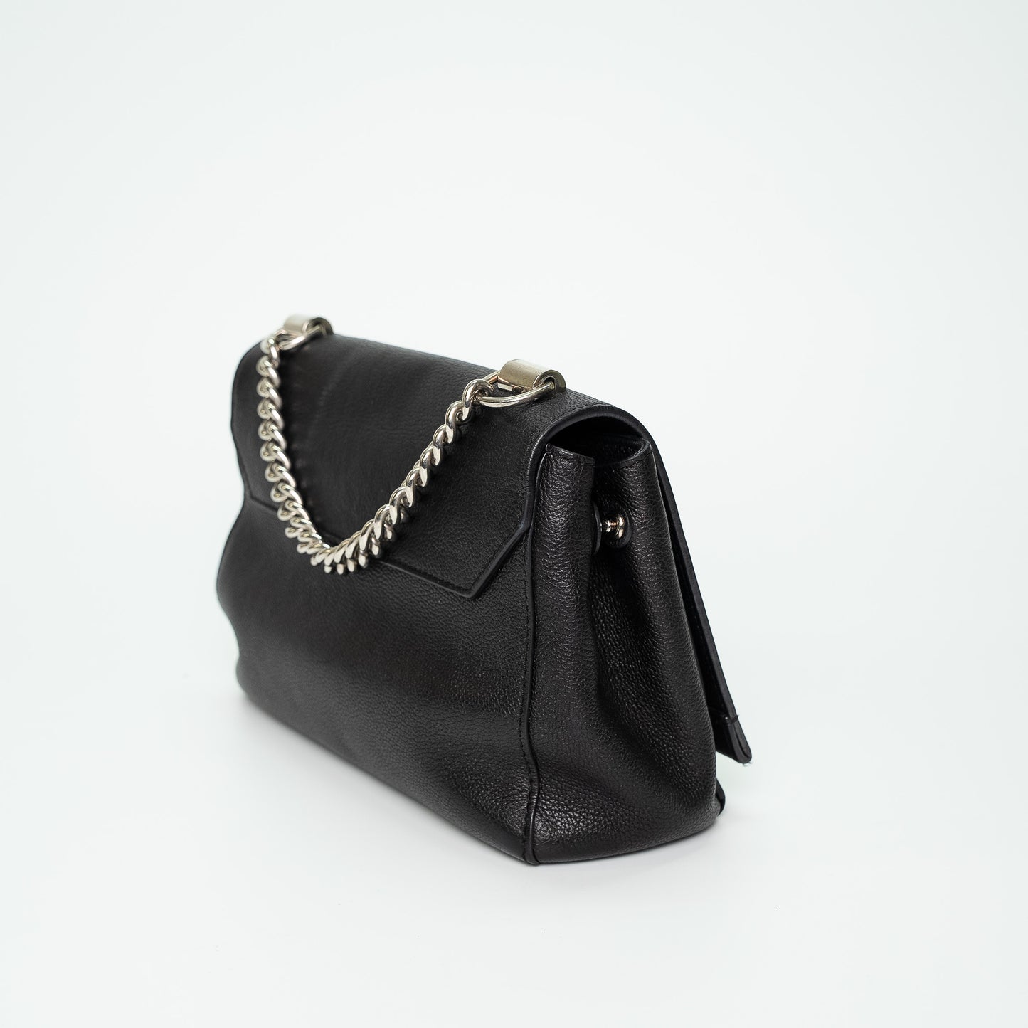 Louis Vuitton Lockme II BB Black Leather Handbag