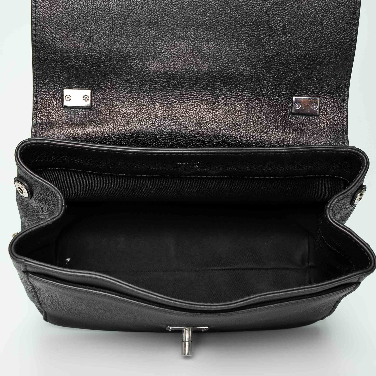 Louis Vuitton Lockme II BB Black Leather Handbag