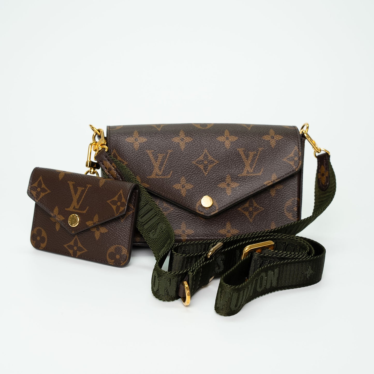 Louis Vuitton Monogram Félicie Strap & Go Crossbody Bag