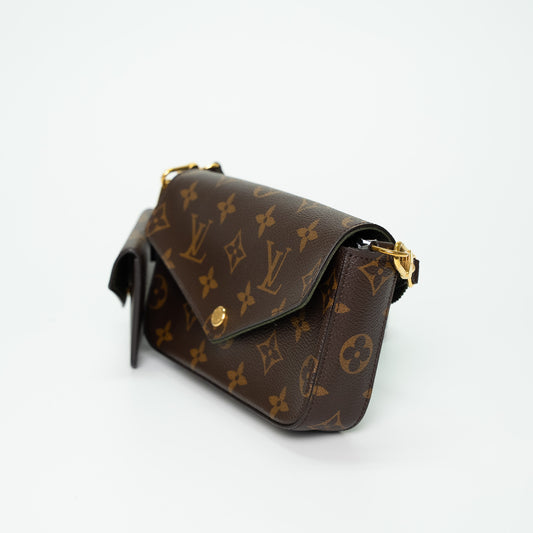 Louis Vuitton Monogram Félicie Strap & Go Crossbody Bag