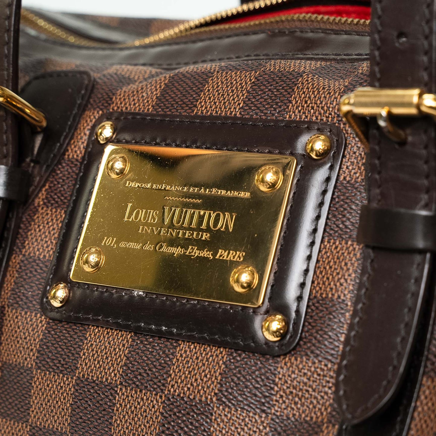 Louis Vuitton Damier Ebene Berkeley Handbag