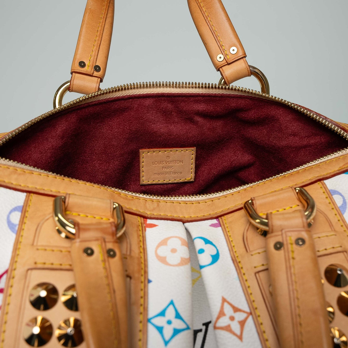 Louis Vuitton Multicolore Monogram Studded Courtney MM Handbag